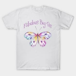 Fabulous Big Sister Butterfly T-Shirt